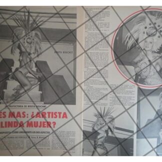 AFICHE RETRO LA VEDETTE ROSITA BOUCHOT 1979