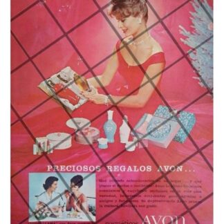 CARTEL PUBLICITARIO RETRO COSMETICOS AVON 1960 /28