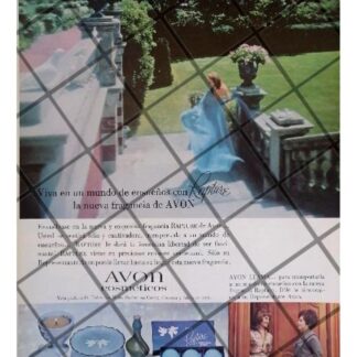 CARTEL PUBLICITARIO RETRO COSMETICOS AVON 1966 /26
