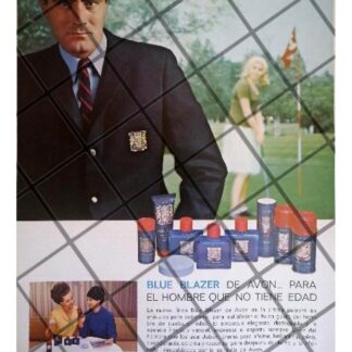 CARTEL PUBLICITARIO RETRO COSMETICOS AVON 1966 /25