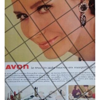 CARTEL PUBLICITARIO RETRO COSMETICOS AVON 1967 /23