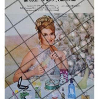 CARTEL PUBLICITARIO RETRO COSMETICOS AVON 1969 /22