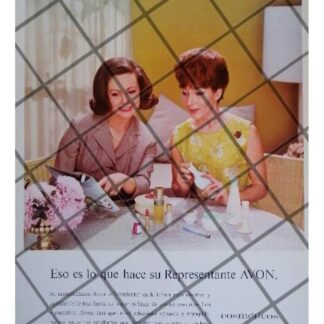 CARTEL PUBLICITARIO RETRO COSMETICOS AVON 1965 /19