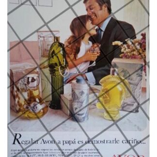 CARTEL PUBLICITARIO RETRO COSMETICOS AVON 1969 /18