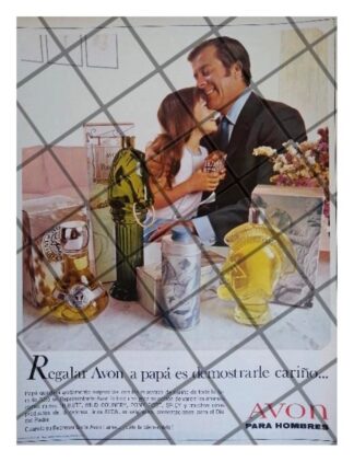 CARTEL PUBLICITARIO RETRO COSMETICOS AVON 1969 /18