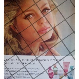 CARTEL PUBLICITARIO RETRO COSMETICOS AVON 1969 /17