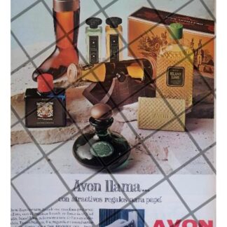CARTEL PUBLICITARIO RETRO COSMETICOS AVON 1968 /15