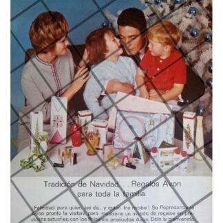CARTEL PUBLICITARIO RETRO COSMETICOS AVON 1965 /14