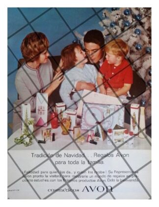 CARTEL PUBLICITARIO RETRO COSMETICOS AVON 1965 /14