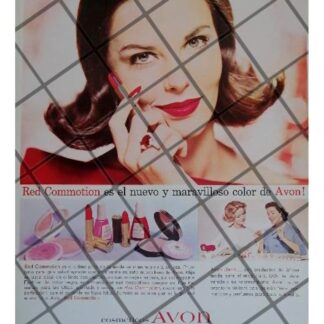 CARTEL PUBLICITARIO RETRO COSMETICOS AVON 1963 /7