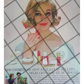 CARTEL PUBLICITARIO RETRO COSMETICOS AVON 1961 /5