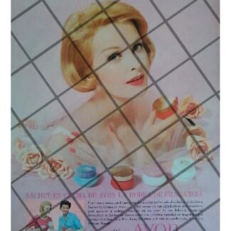 CARTEL PUBLICITARIO RETRO COSMETICOS AVON 1961 /4