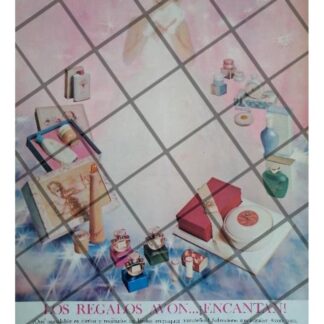 CARTEL PUBLICITARIO RETRO COSMETICOS AVON 1961 /2