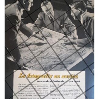CARTEL PUBLICITARIO RETRO. KODAK EN LA INDUSTRIA 1957 N79