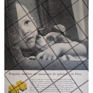 CARTEL PUBLICITARIO RETRO. KODAK NOSTALGIA 1957 N80