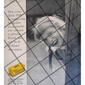 CARTEL PUBLICITARIO RETRO PALICULA KODAK VERICHROME n77