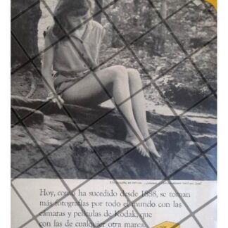 CARTEL PUBLICITARIO RETRO PALICULA KODAK 1955 n76