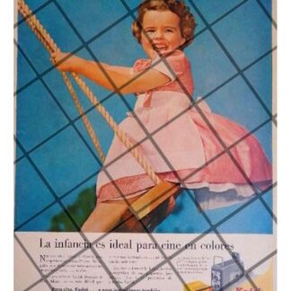 CARTEL PUBLICITARIO RETRO PALICULA KODAK KODACOLOR n75