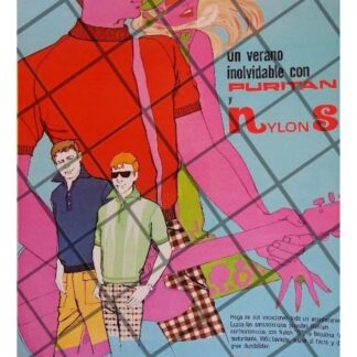 CARTEL PUBLICITARIO RETRO CAMISAS PURITAN 1967