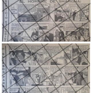 TIRA COMICA ANTIGUA. 1938 EL HOMBRE DE SHANGAI