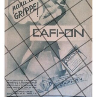 AFICHE PUBLICITARIO RETRO DE BOLAÑOS CACHO 1938