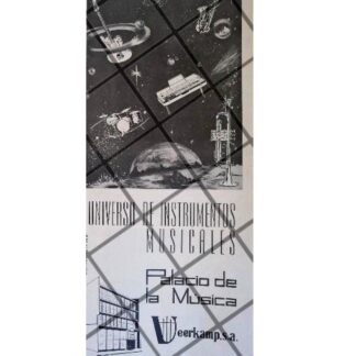 AFICHE RETRO TIENDA DE MUSICA VEERKAMP 1969/ RARO