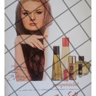 AFICHE PUBLICITARIO RETRO MARIE SORELL 1965 MUY RARO