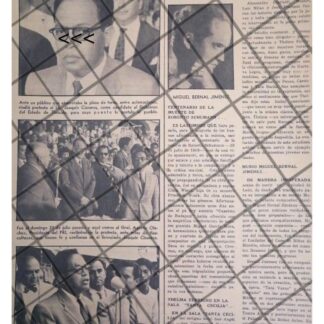 AFICHE RETRO JOAQUIN CISNEROS CANDIDATO 1956