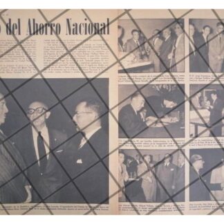 AFICHE RETRO ENRIQUE ORELLANA. BANCO DEL AHORRO NACIONAL