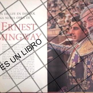 AFICHE INEDITO ERNEST HEMINGWAY VERANO SANGRIENTO