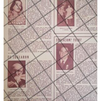 AFICHE RETRO. EMILIO AZCARRAGA CONTRA LA EDUCACION Y MAS