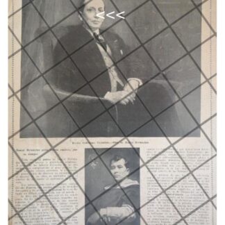 AFICHE RETRO. EL PINTOR DANIEL HERNANDEZ 1920