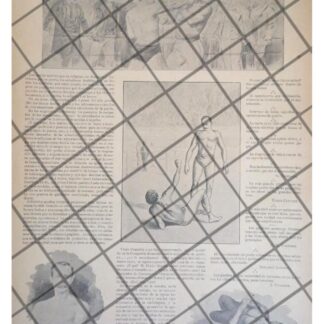 AFICHE RETRO. EL DEPORTE DEL BOXEO Y BOXEADORES 1895