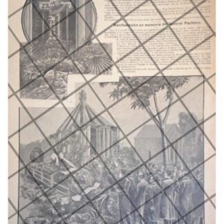 AFICHE RETRO. FUNERAL DE MANUEL ROMERO RUBIO 1895