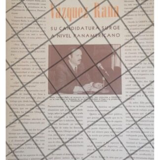 AFICHE ANTIGUO ENTREVISTA A MARIO VAZQUEZ RAÑA 1975