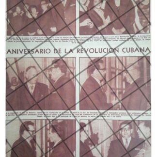 AFICHE RETRO 7 ANIVERSARIO DE LA REVOLUCION CUBANA