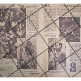 AFICHE RETRO. GILDARDO GONZALES Y EL SINARQUISMO 1949