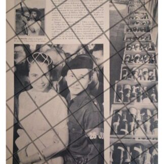 AFICHE ANTIGUO BODA DE RAUL CASTRO 1959