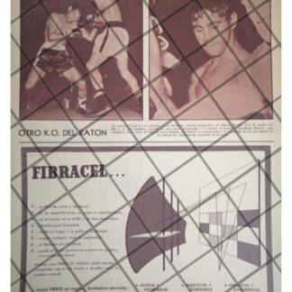 AFICHE ANTIGUO RATON MACIAS VS LARRY BATAAN 1956