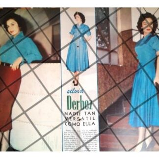 AFICHE RETRO. INICIOS DE SILVIA DERBEZ 1956