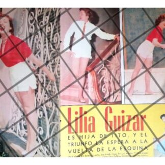 AFICHE RETRO. INICIOS DE LILIA GUIZAR 1956