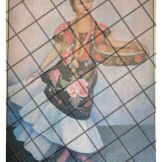 AFICHE RETRO DIEGO RIVERA PRESENTA. LOLITA OLMEDO 1956