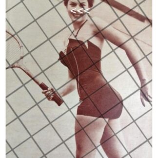 AFICHE RETRO DE ANA BERTHA LEPE 1956