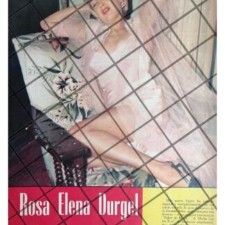 AFICHE RETRO INICIA ACTRIZ. ROSA ELENA DURGEL 1957