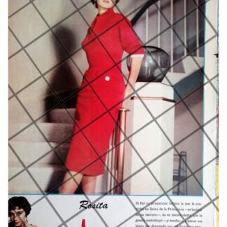 AFICHE RETRO INICIOS DE ACTRIZ. ROSITA ARENAS 1956