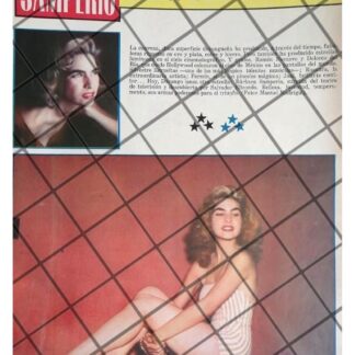 AFICHE RETRO INICIOS DE ACTRIZ BARBARA SAMPERIO 1955