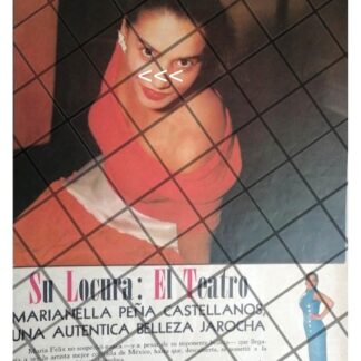 AFICHE VINTAGE. MARIANELA PEÑA CASTELLANOS 1956