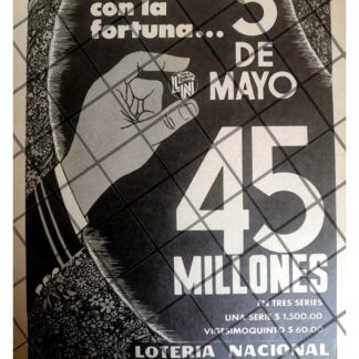 PUBLICIDAD RETRO LOTERIA NACIONAL 1973 /212