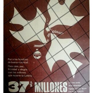 PUBLICIDAD RETRO LOTERIA NACIONAL 1968 /214