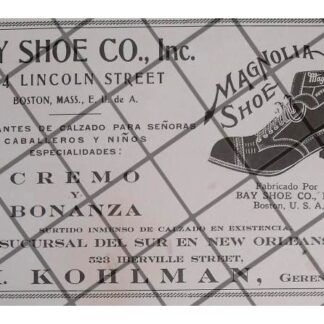 AFICHE PUBLICITARIO RETRO BAY SHOW CO. INC. 1913 RARE